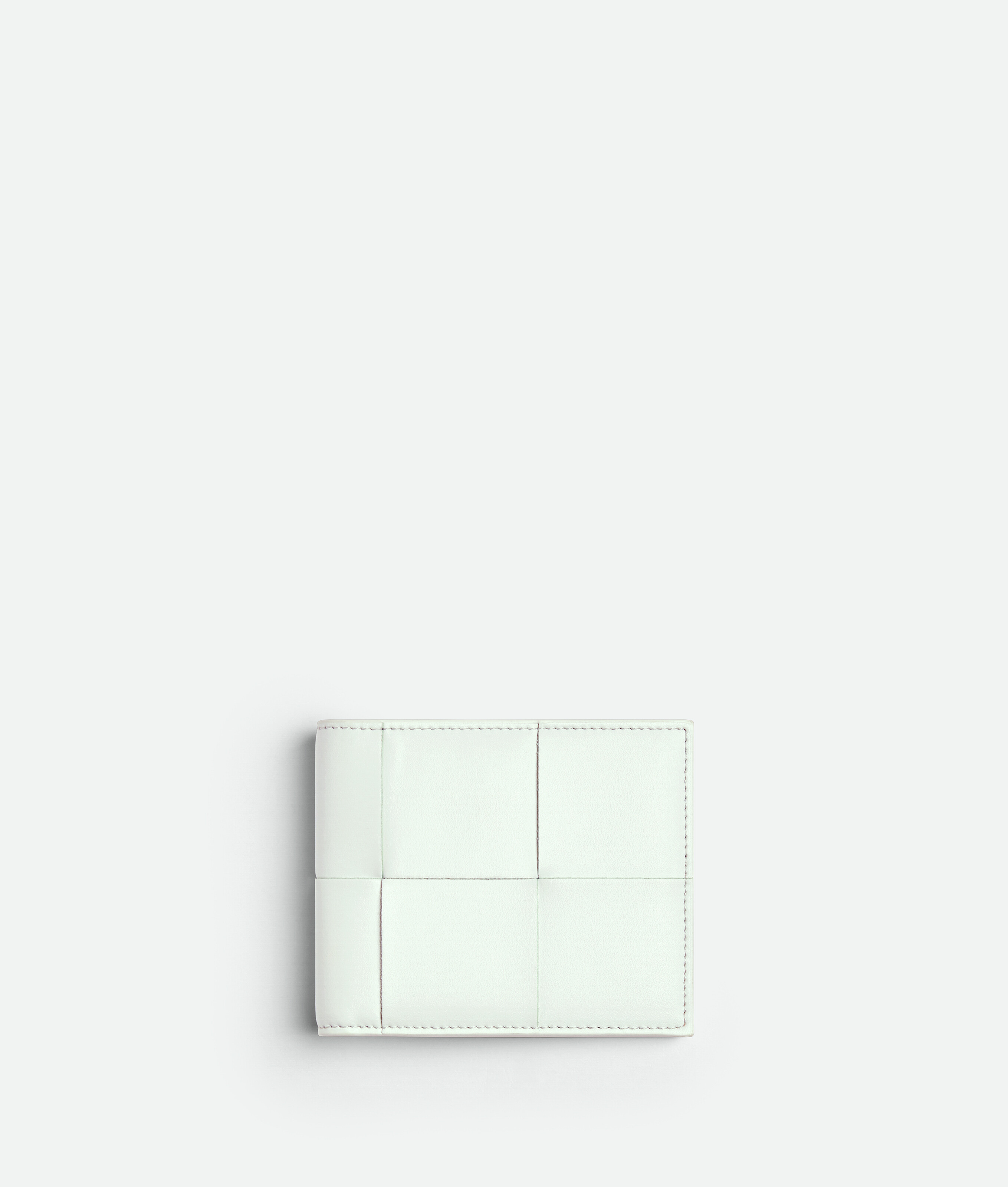Bottega Veneta Cassette Bi-fold Wallet In White