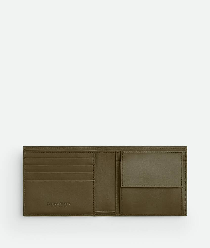 Display a large version of the product image 2 - Intrecciato Bi-Fold Wallet With Coin Purse