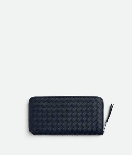 Intrecciato Piccolo Zip Around Wallet