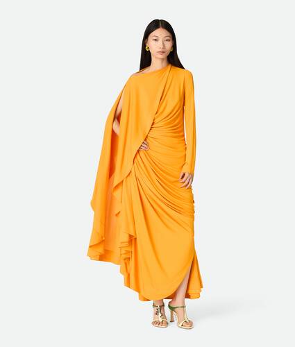 Viscose Jersey Draped Dress