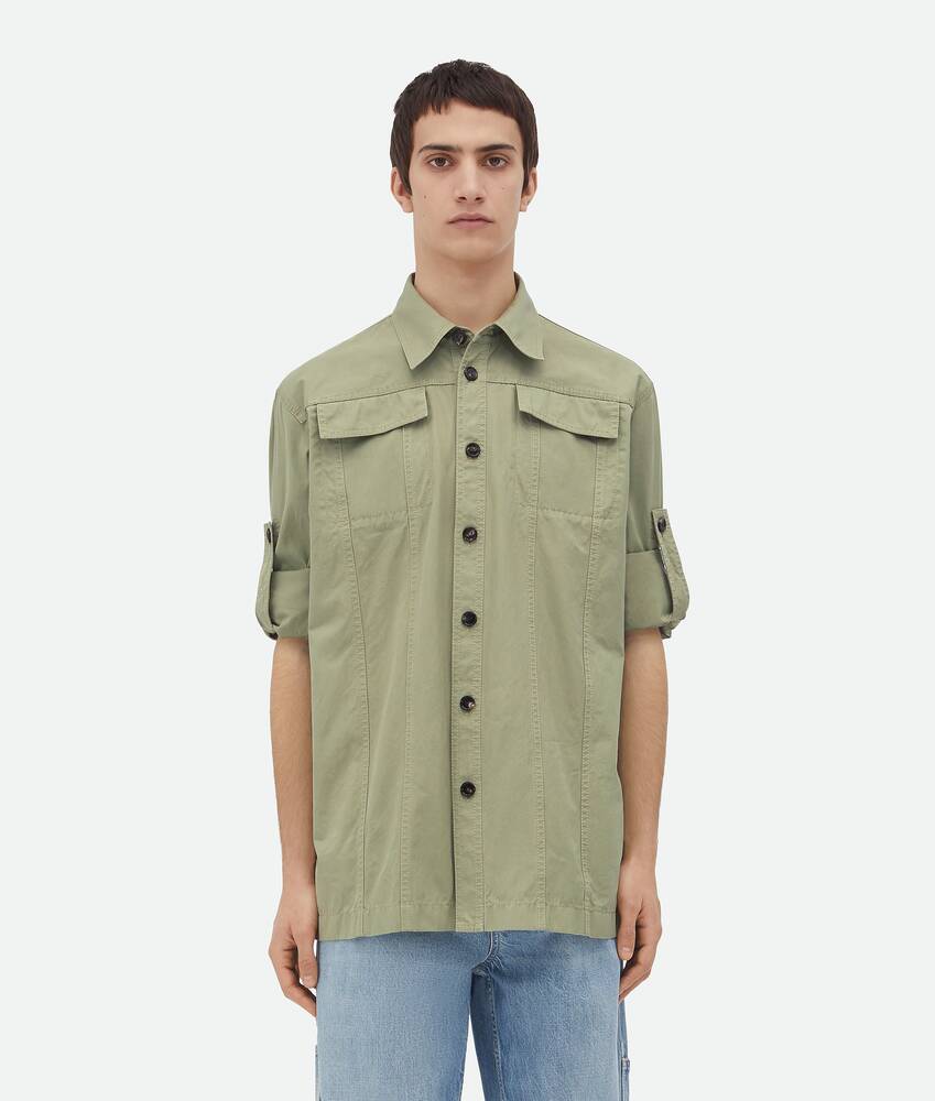 Display a large version of the product image 4 - Light Cotton Twill Overshirt