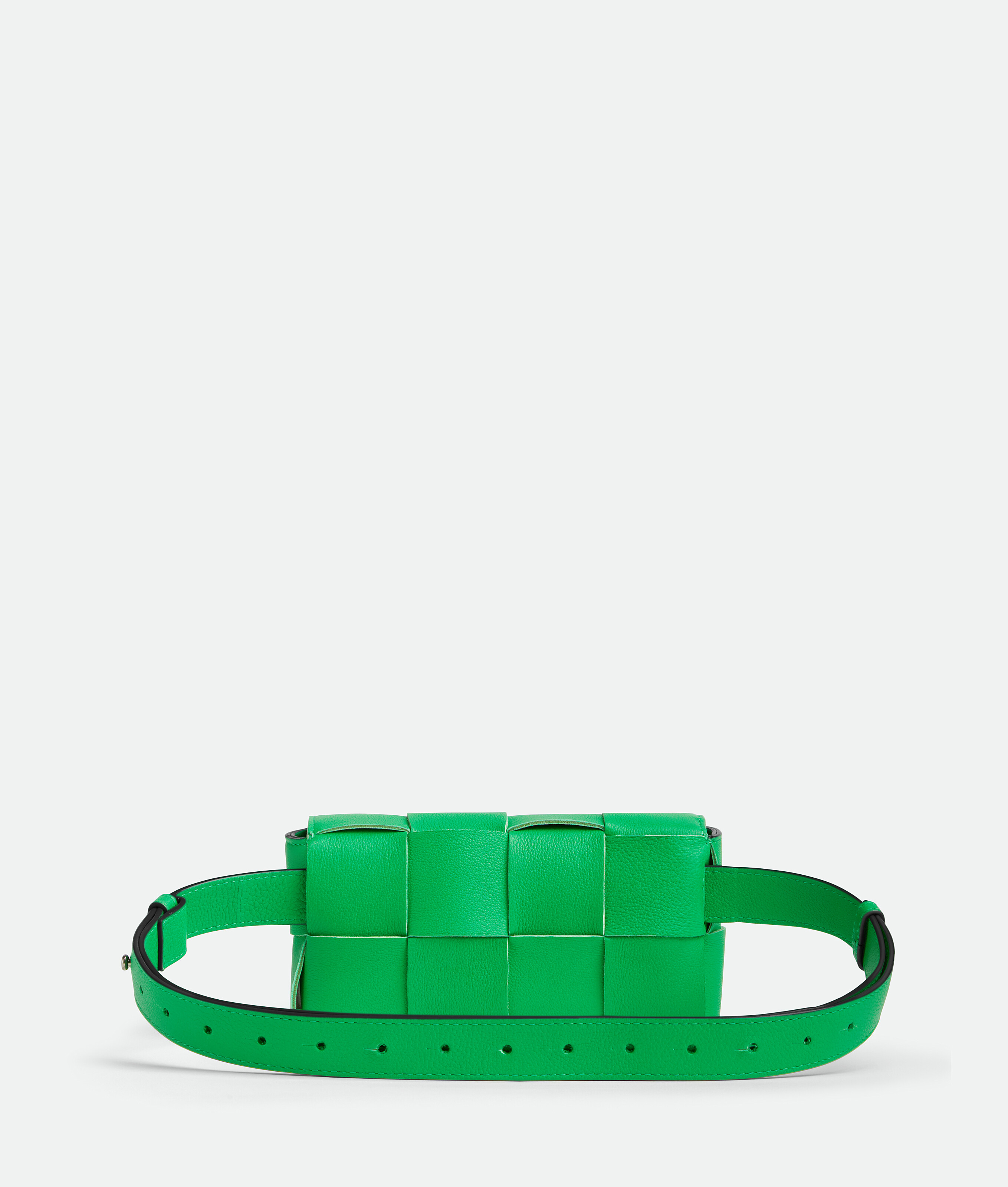 Shop Bottega Veneta Cassette Belt Bag In Green