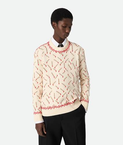 Cotton Jacquard Matches Jumper 