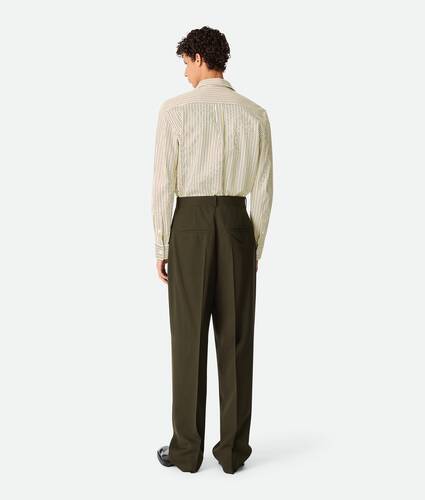 Light Wool Wide Leg Trousers 