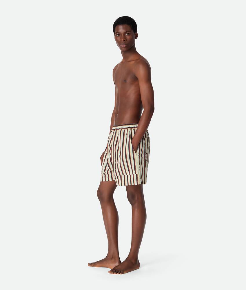 Display a large version of the product image 2 - Stripe Nylon Swim Shorts