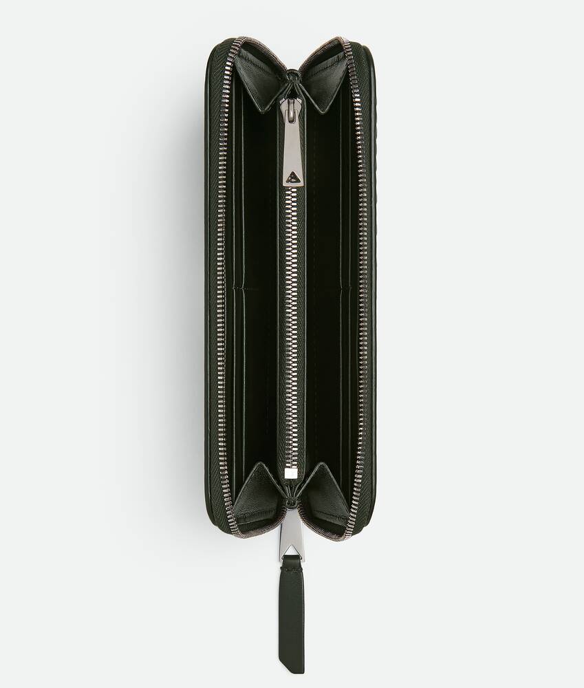 Display a large version of the product image 2 - Intrecciato Piccolo Zip Around Wallet