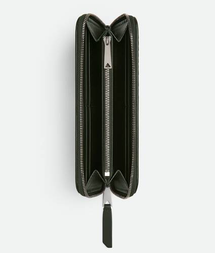 Intrecciato Piccolo Zip Around Wallet