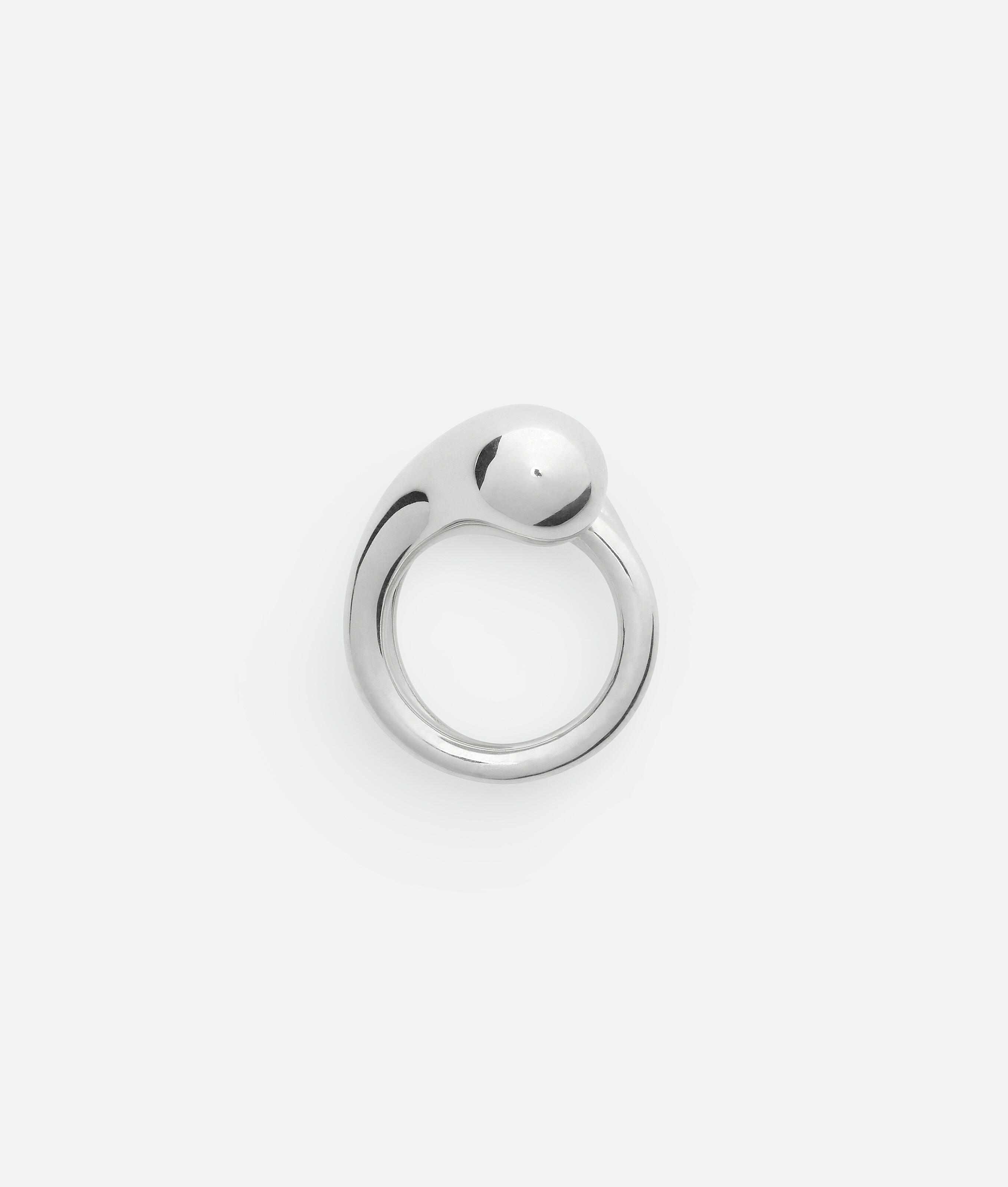 Bottega Veneta Drop Ring In Silver