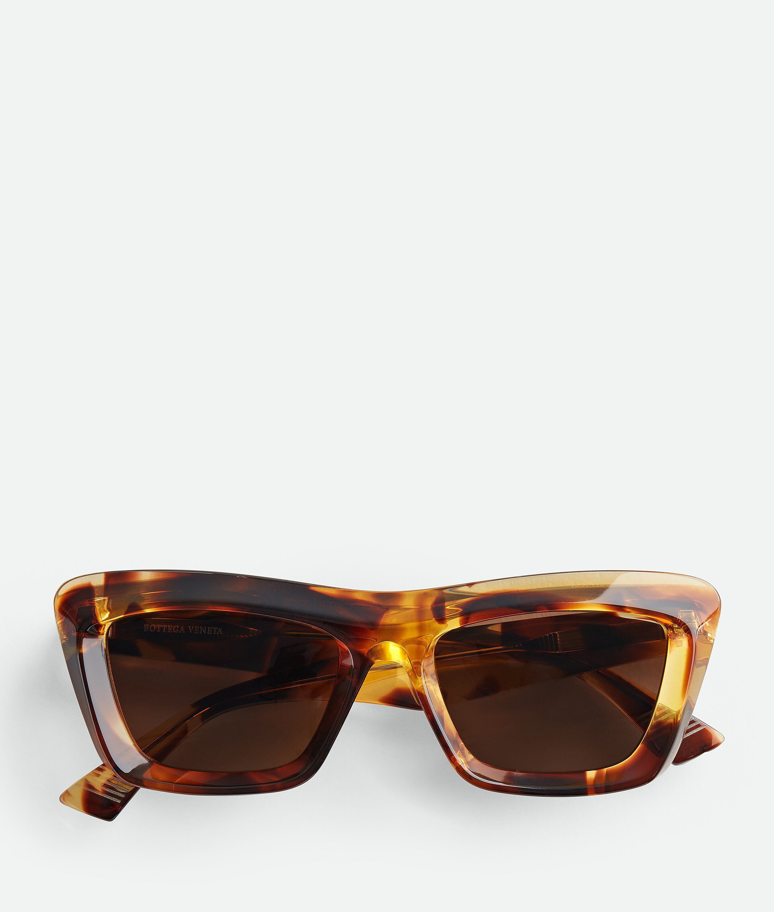 Bottega Veneta Classic Cat Eye Sunglasses In Brown