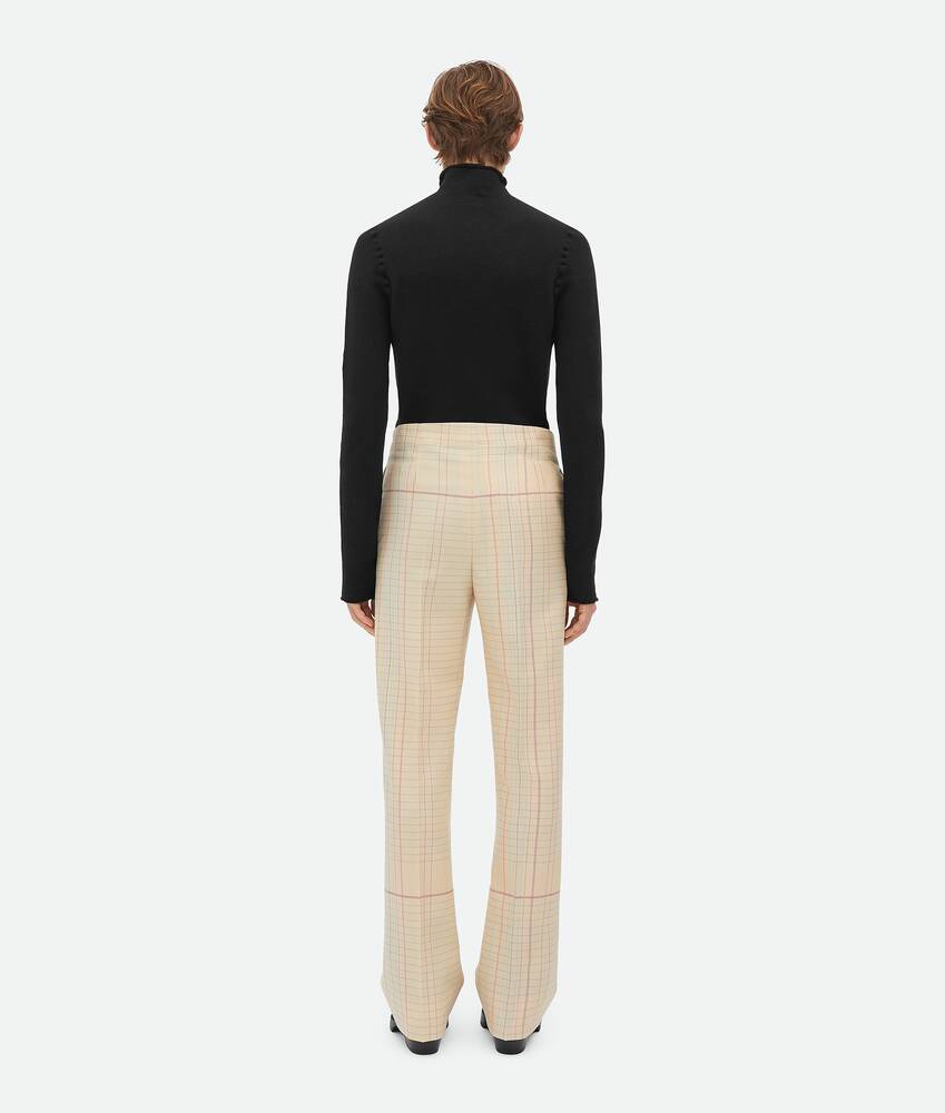 Display a large version of the product image 3 - Notebook Wool Twill Flared Trousers