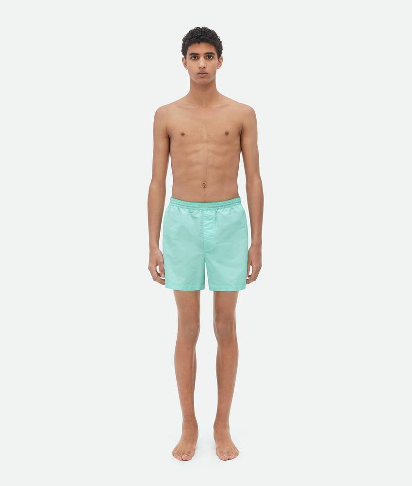 Bottega Veneta® Mens Polyester Swim Shorts in Celadon