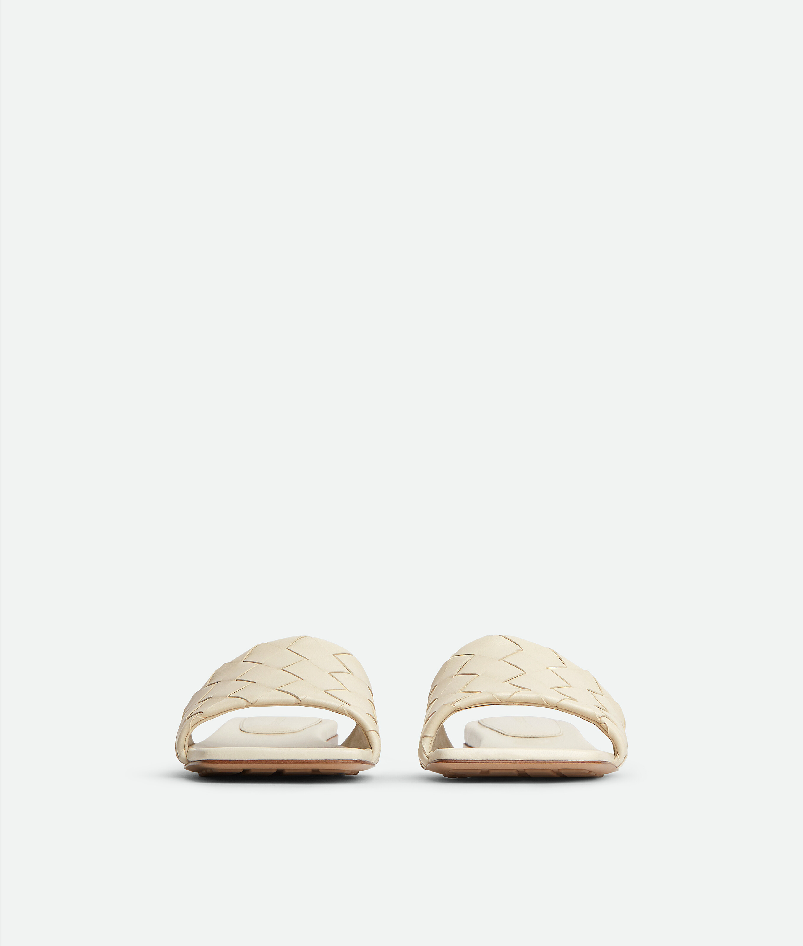 Women's Parco Flat Mule in Sea salt Bottega Veneta Norway EN - Image 3