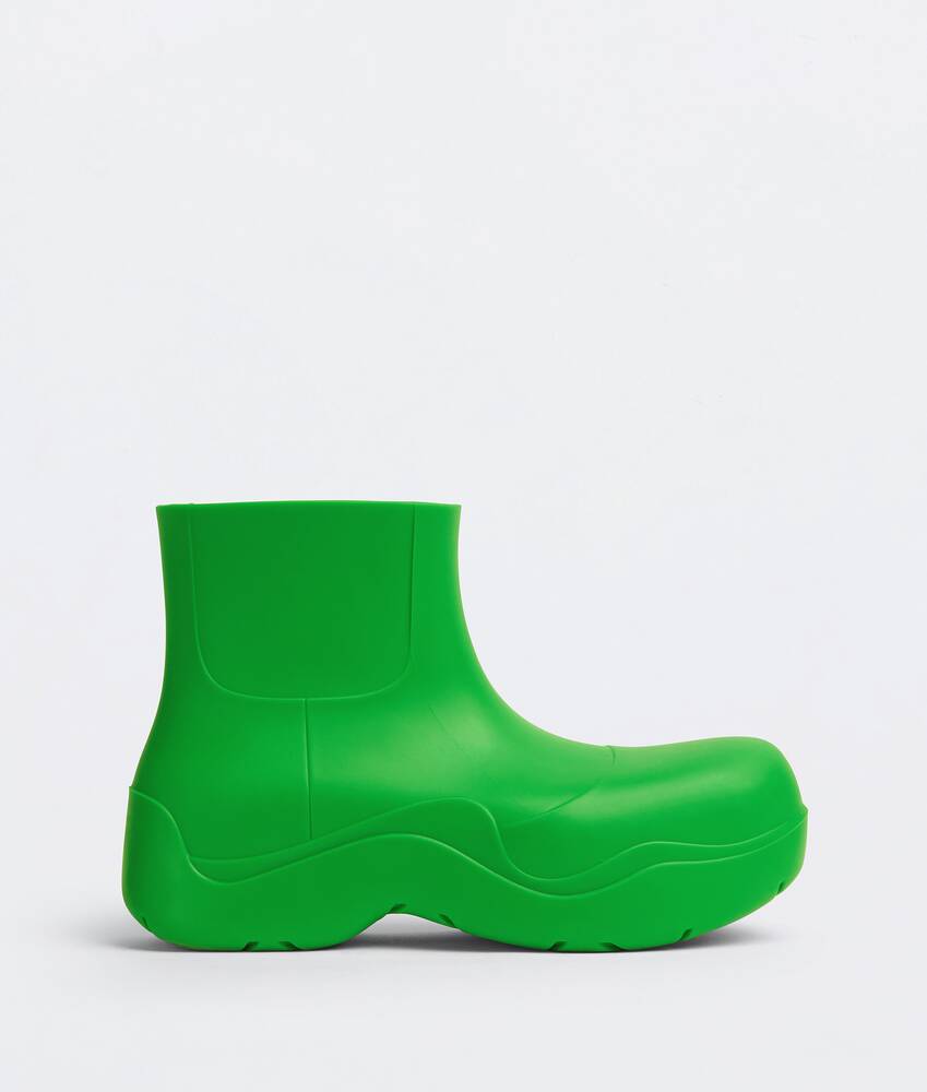 Bottega Veneta Puddle Schnürstiefelette in Grün für Herren Herren Schuhe Stiefel Gummistiefel 