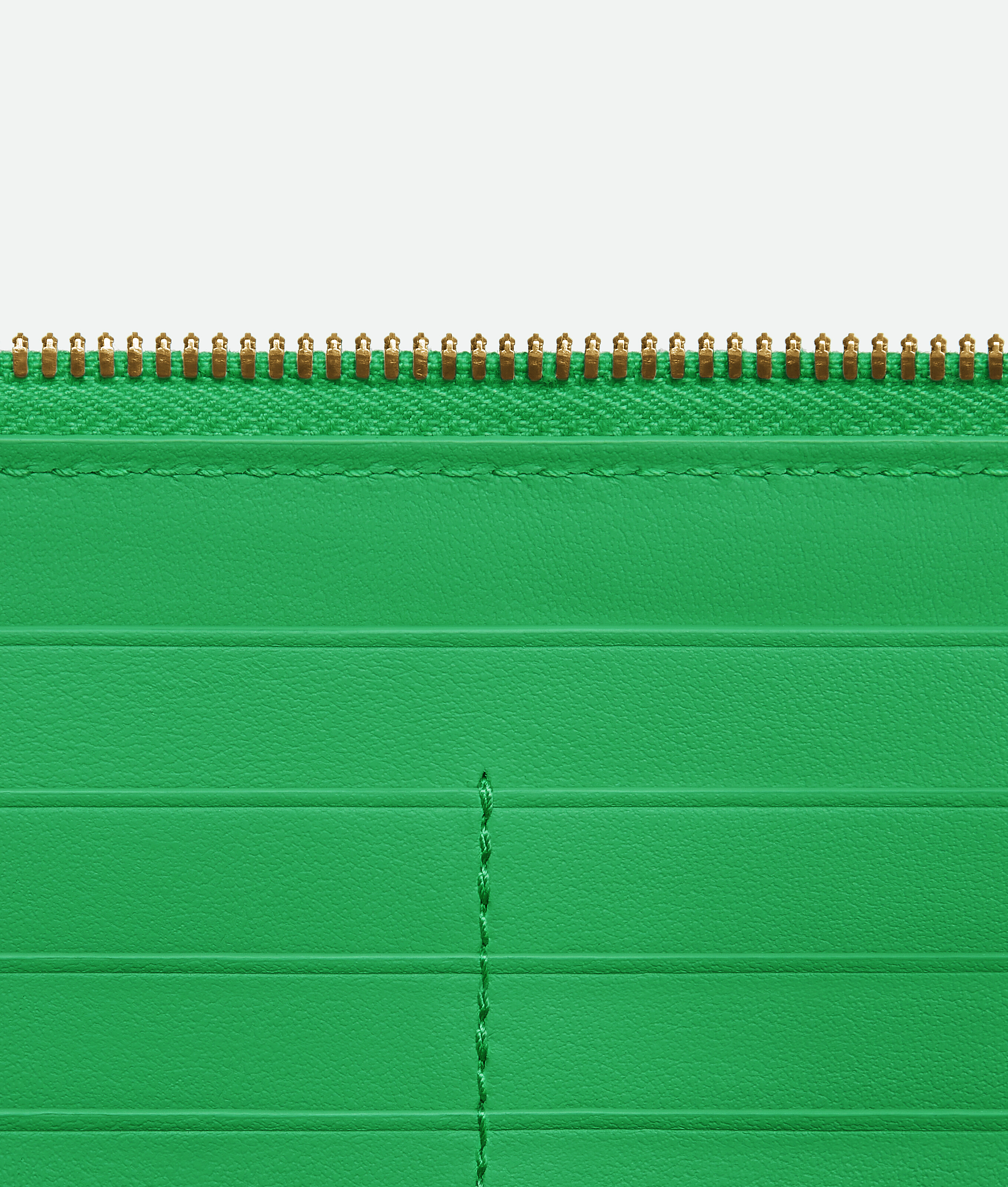 Shop Bottega Veneta Intrecciato Zip Around Wallet In Green