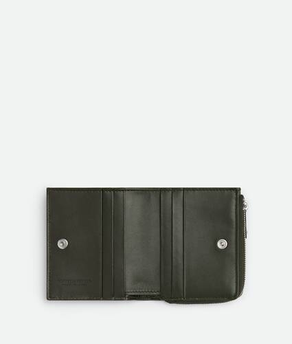 Intrecciato Stamp Bi-Fold Wallet