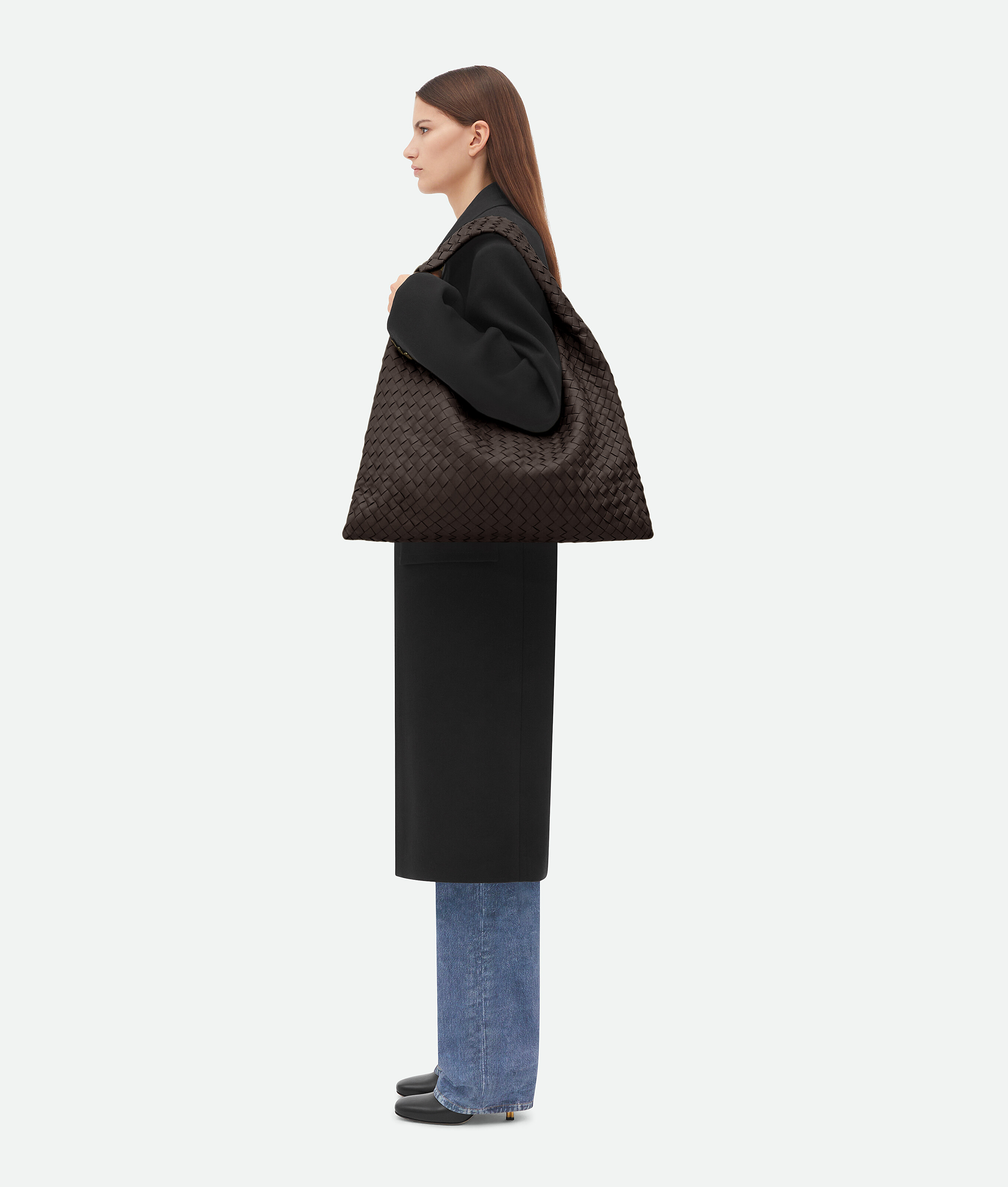 Bottega Veneta Large Hop In Brown