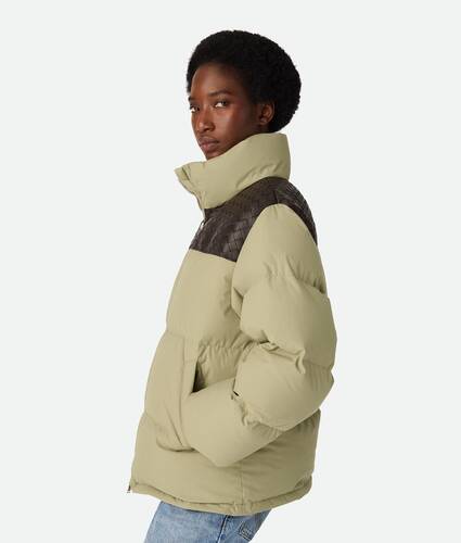 Frosted Poplin Puffer Jacket