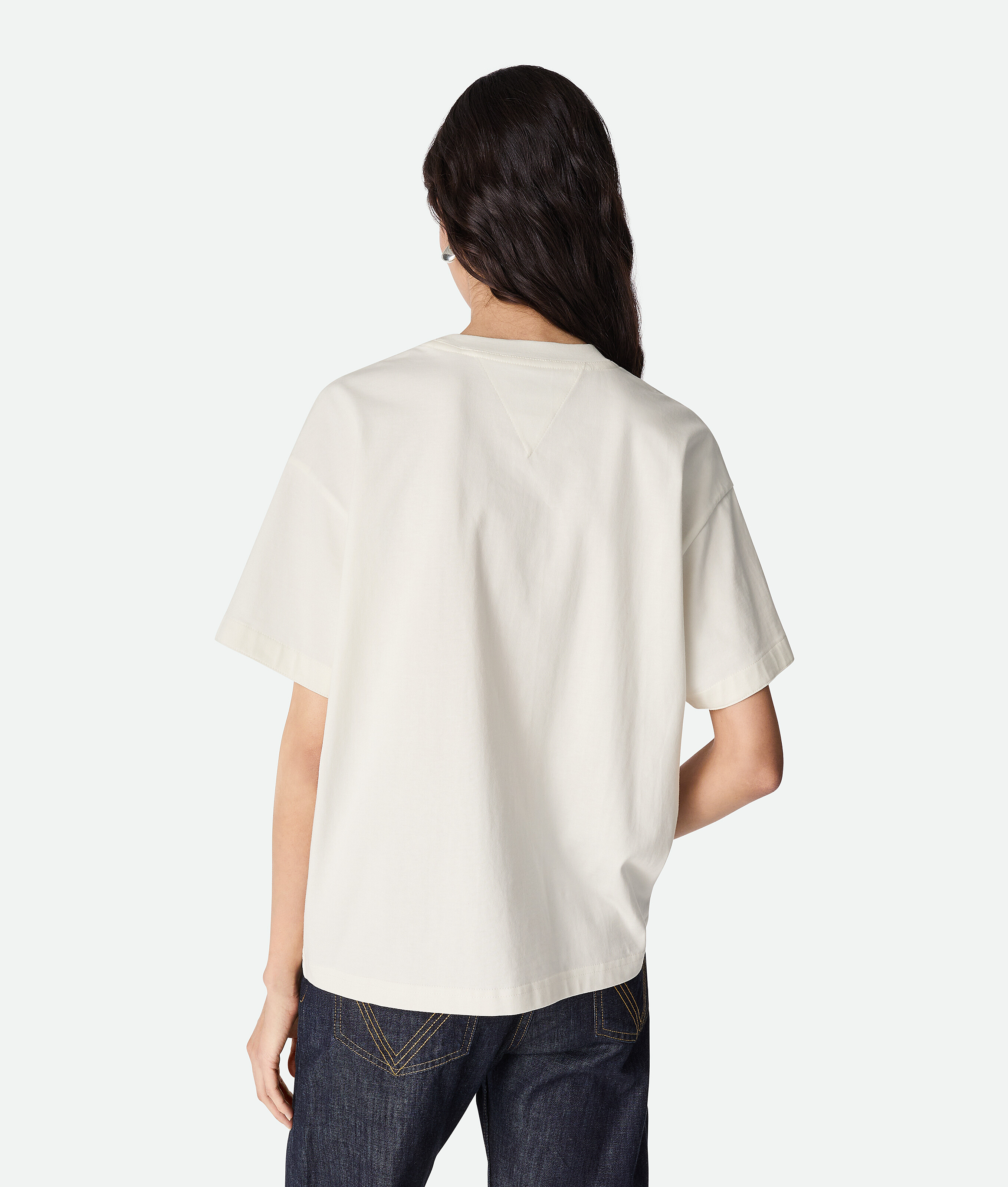 Bottega Veneta Cropped T-shirt Aus Baumwolljersey
