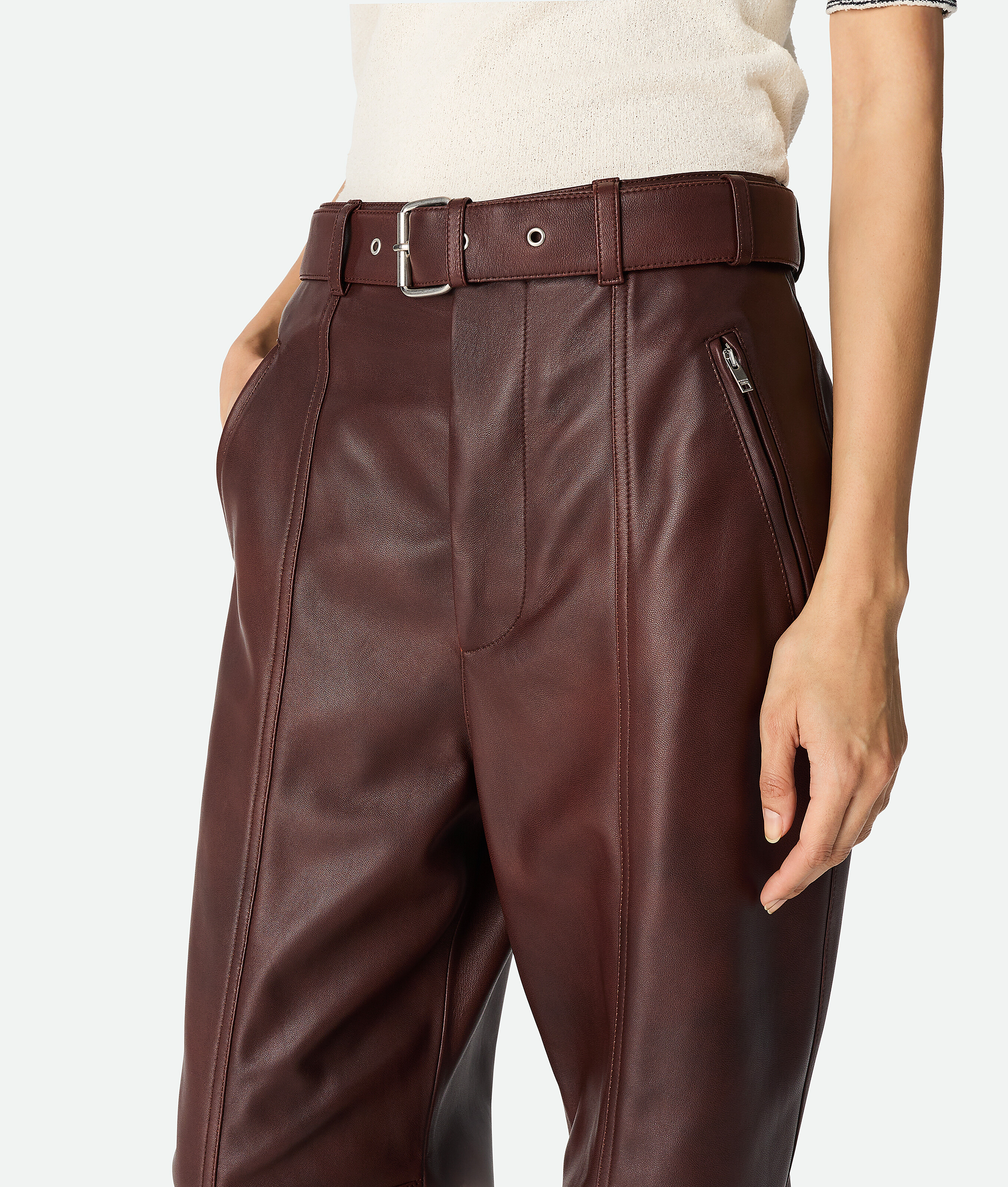 Bottega Veneta Leather Pants