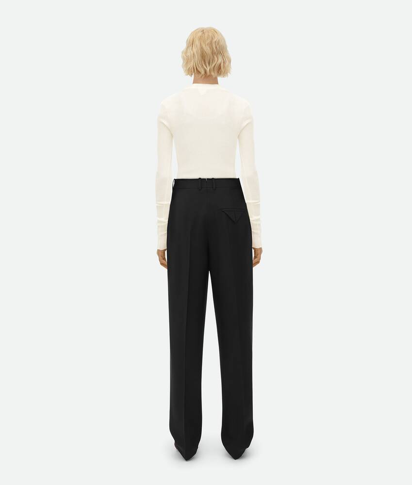 Display a large version of the product image 3 - Light Wool Wide Leg Pants