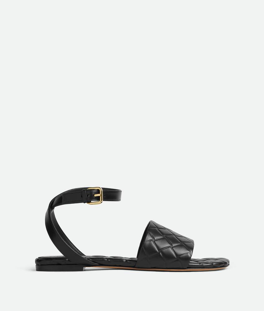 Bottega Veneta® Women's Amy Flat Sandal in Black. Shop online now.