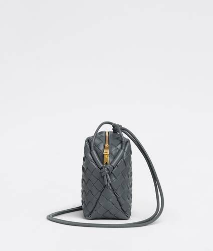 Bottega Veneta Loop Intrecciato Camera Bag Mini Sunburst in Lambskin  Leather with Gold-tone - US