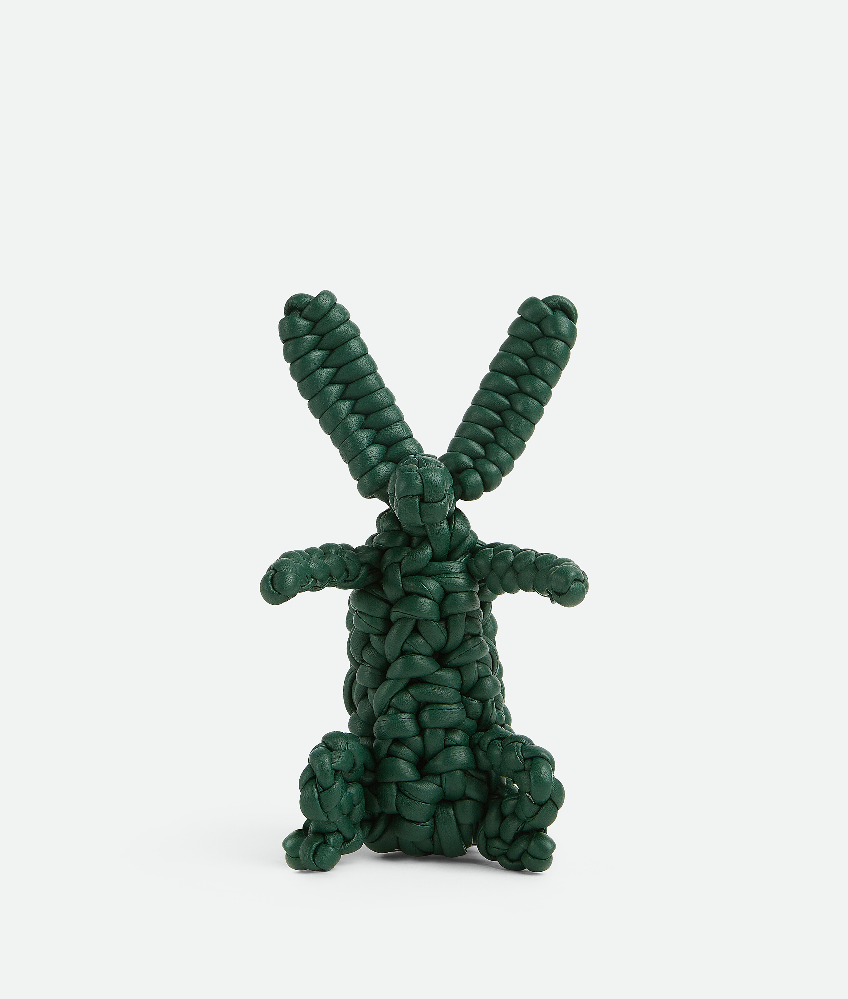 Shop Bottega Veneta Intreccio Nappa Rabbit In Green