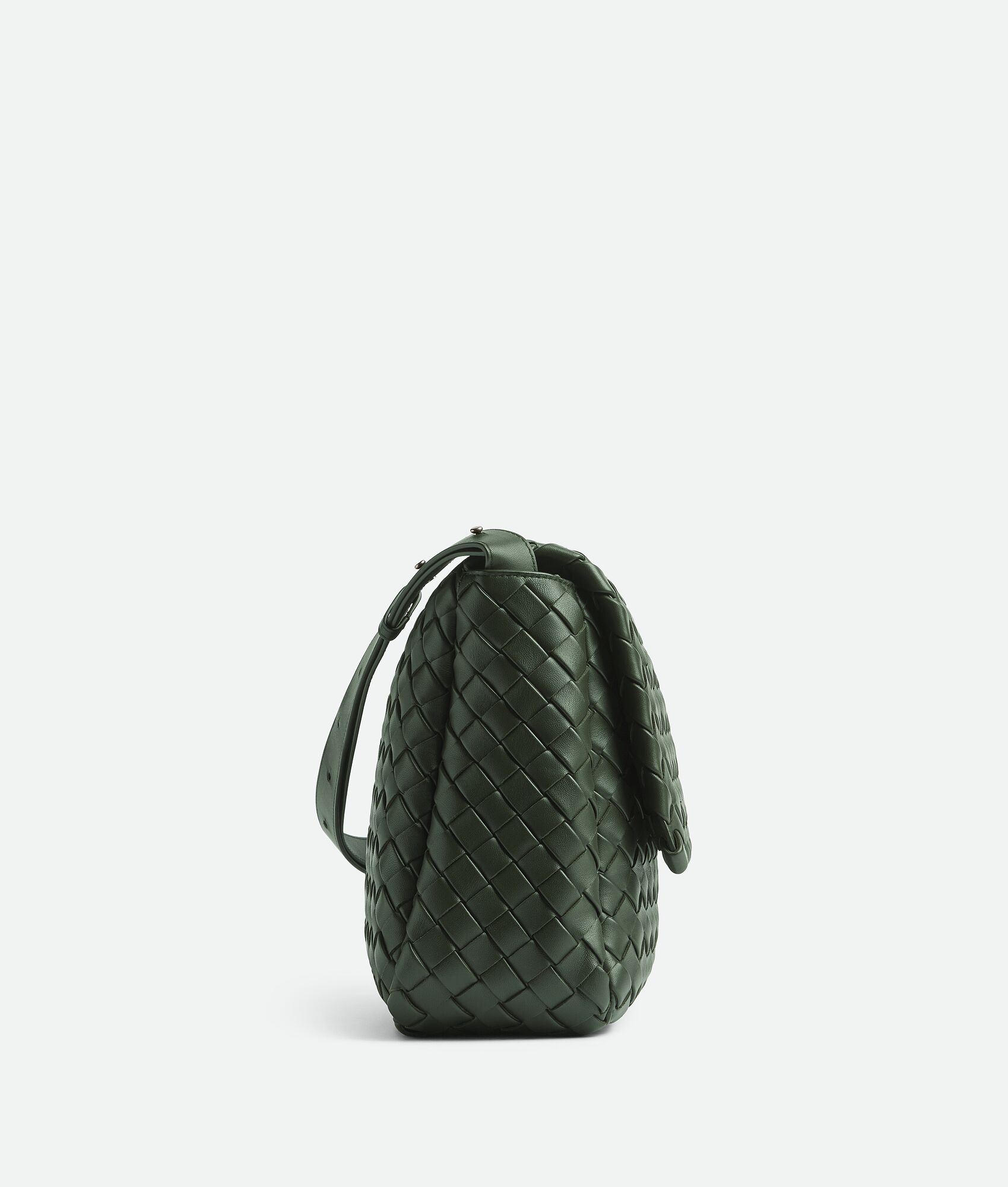 Bottega Veneta® Men's Large Cobble Messenger in Camping. Shop online now.