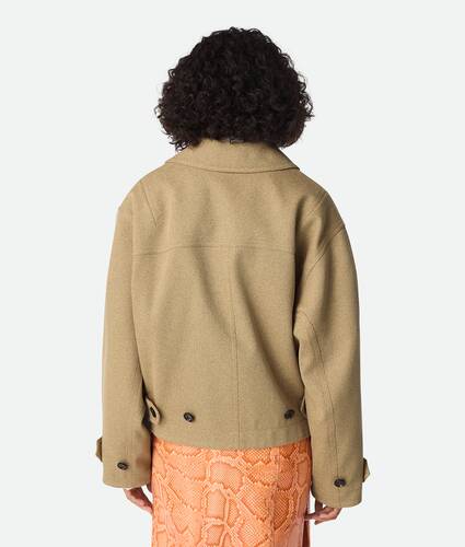 Frissé Cotton Bomber Jacket