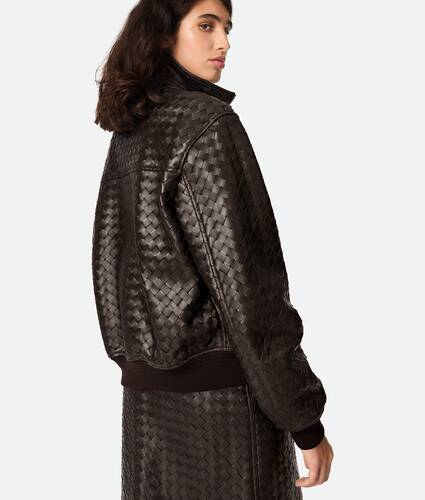 Intrecciato Leather Blouson