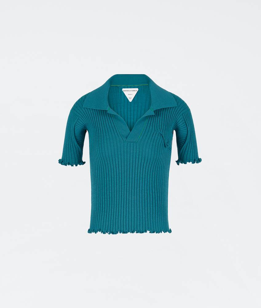 Women's Polo in Duck Green | Bottega Veneta® SE