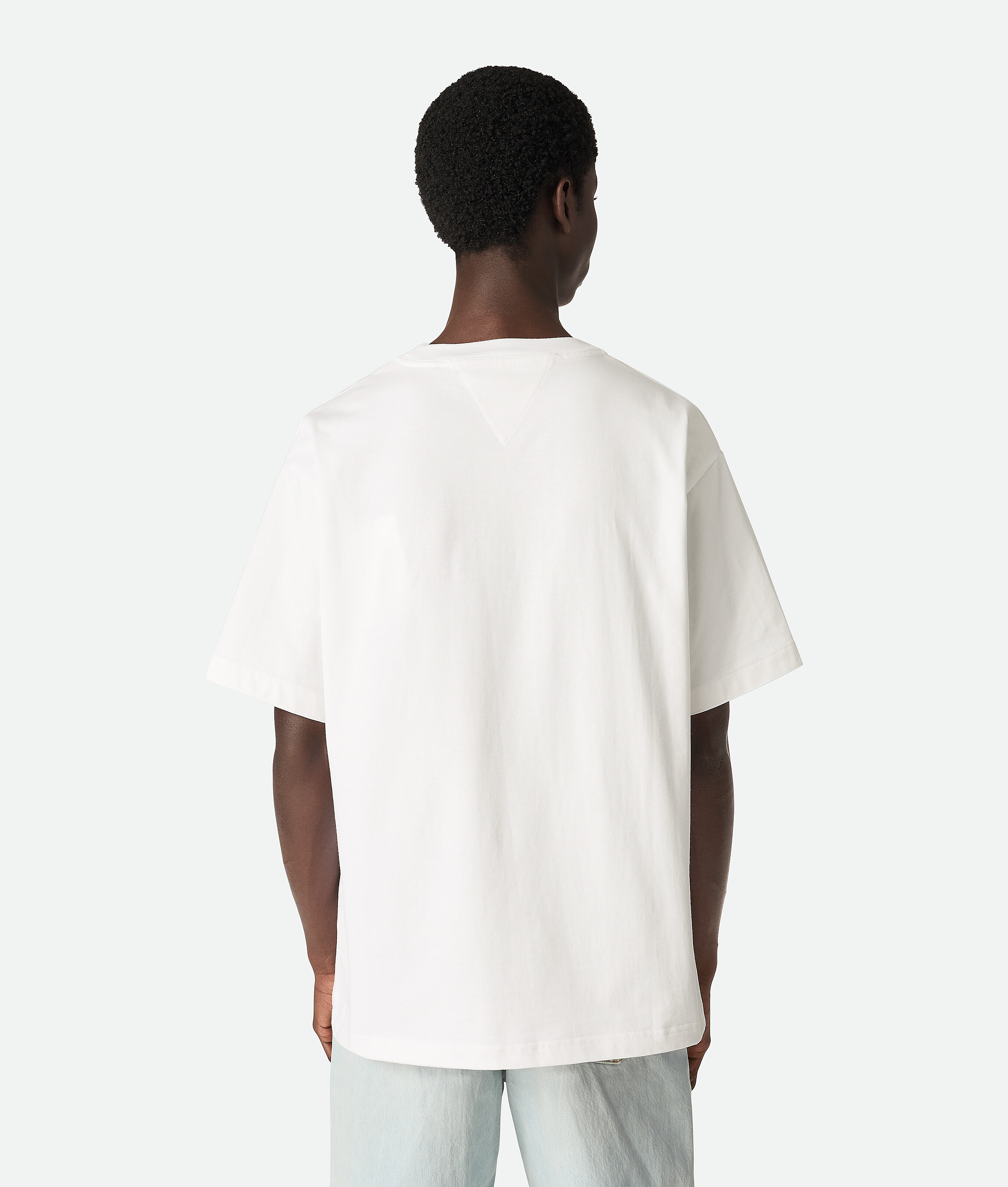 BOTTEGA VENETA BEDRUCKTES T-SHIRT AUS BAUMWOLLJERSEY