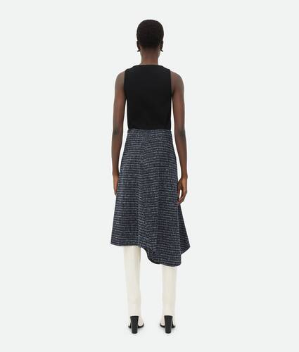 Structured Tweed Skirt