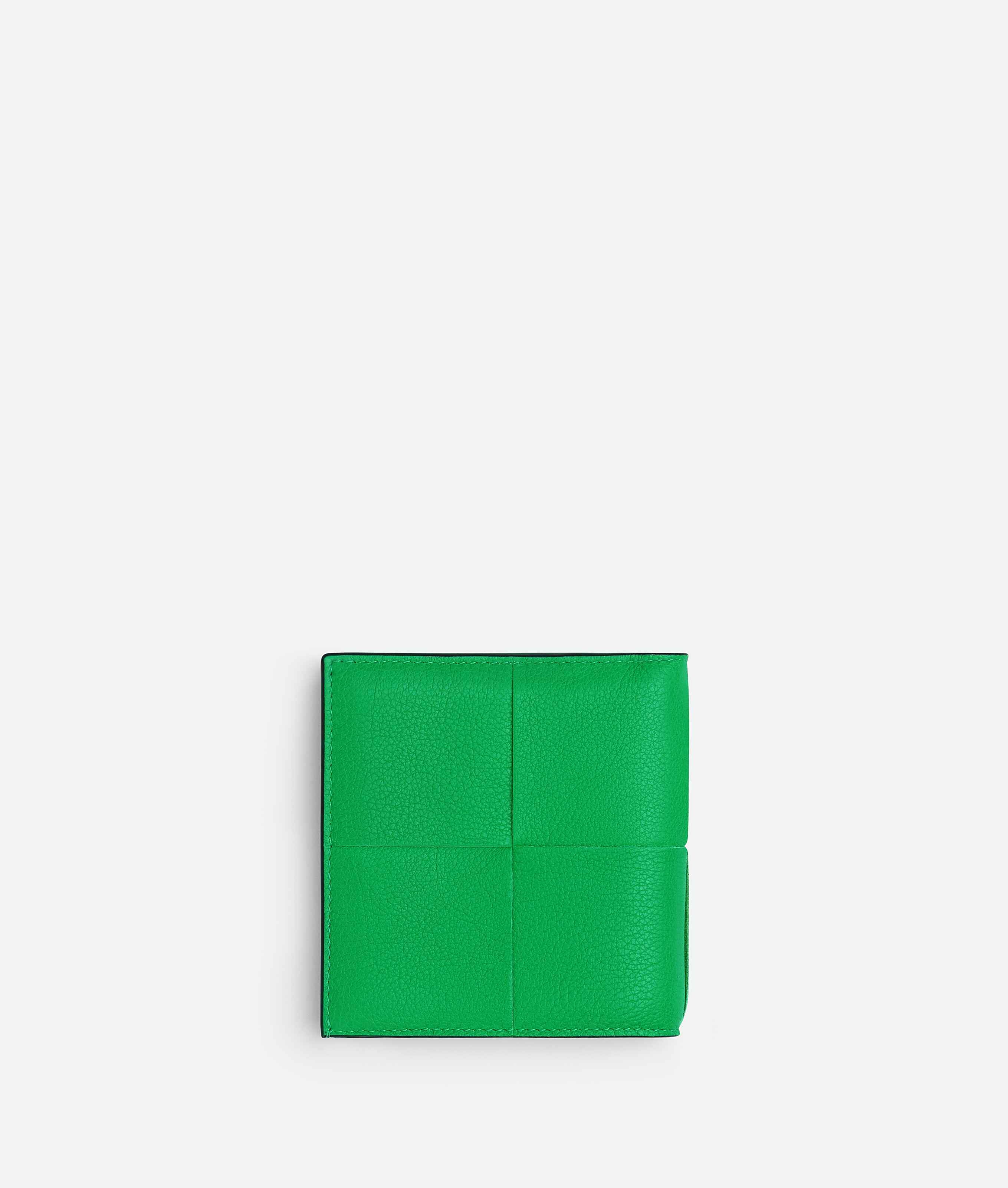 Shop Bottega Veneta Cassette Slim Bi-fold Wallet In Green