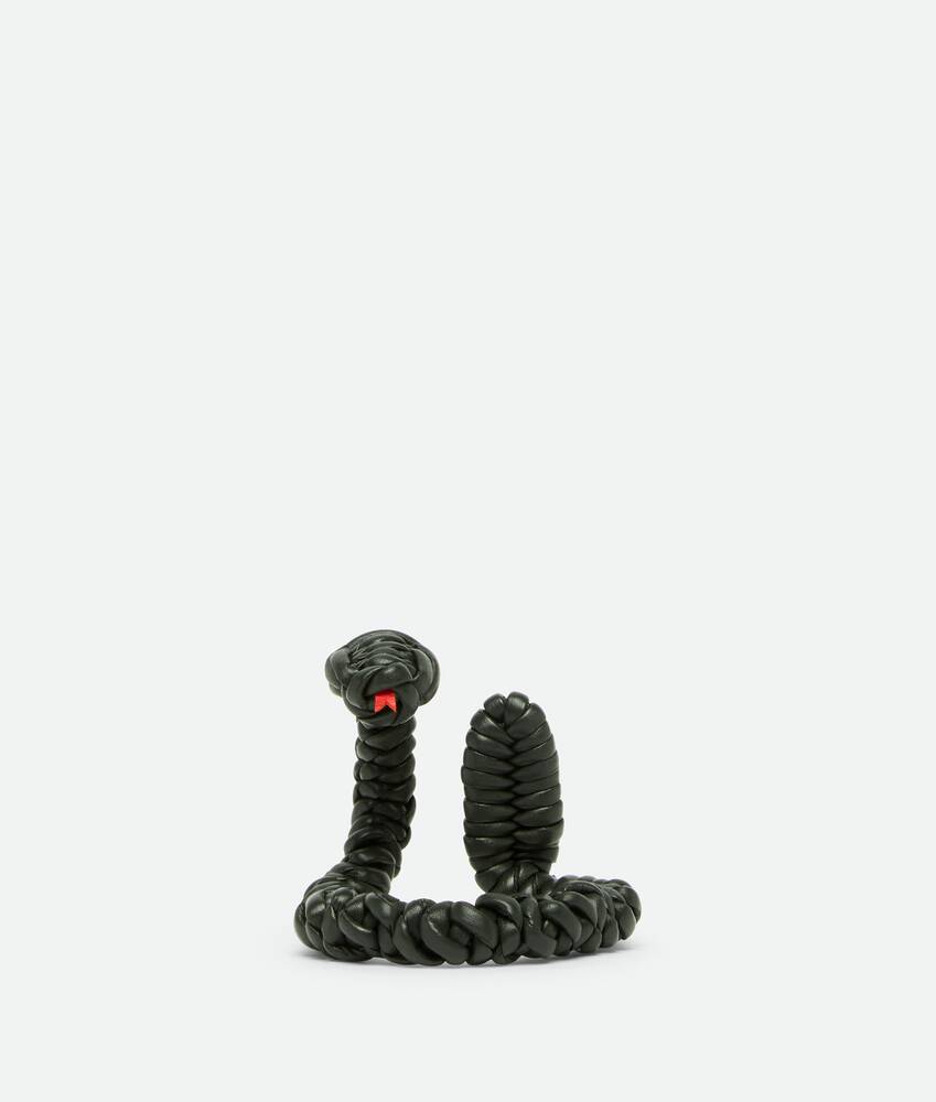 Afficher une grande image du produit 1 - Serpent En Cuir Nappa Intreccio