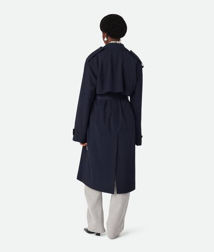 Fine Wool Trench Coat