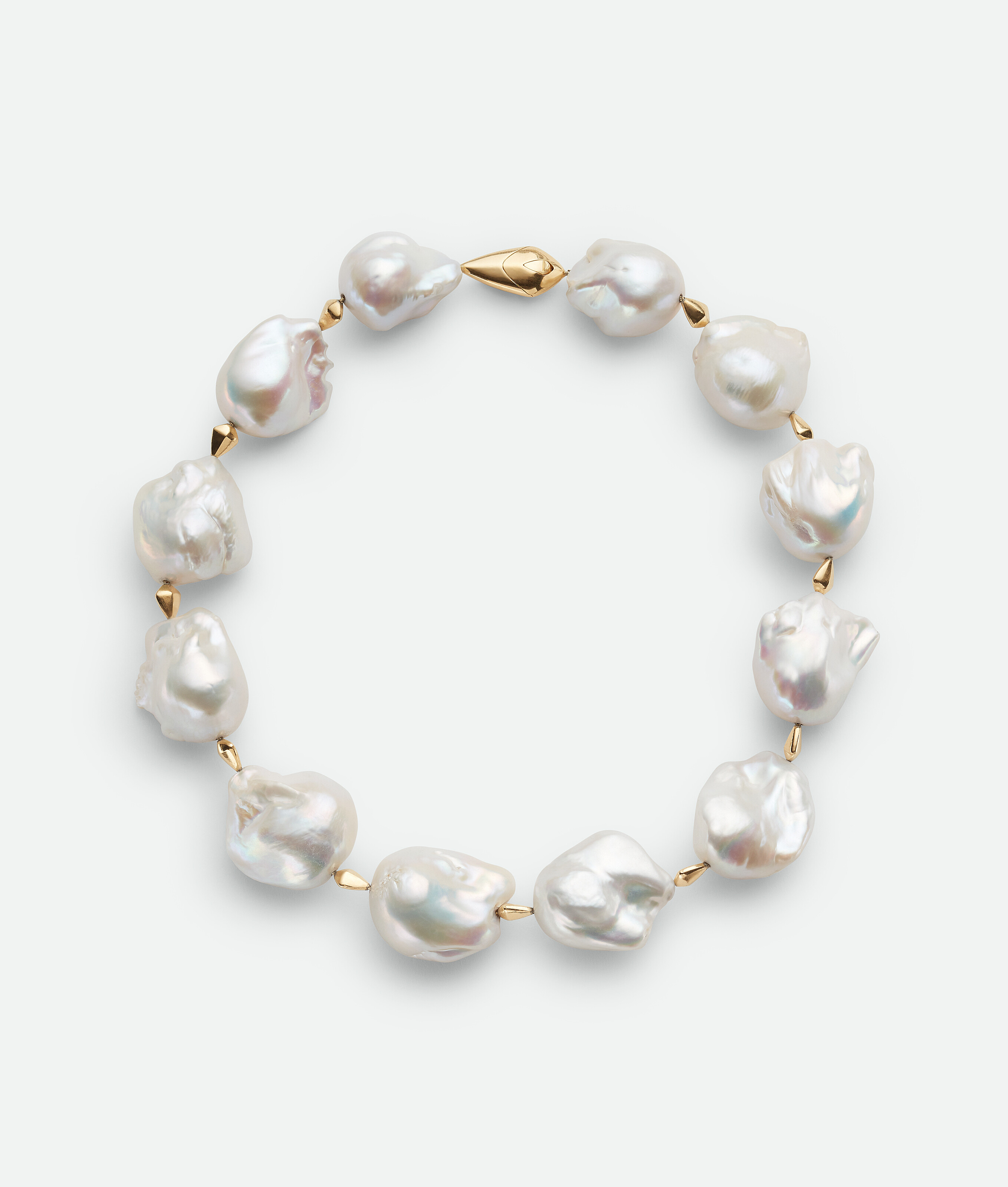 Bottega Veneta Pearl Necklace In White