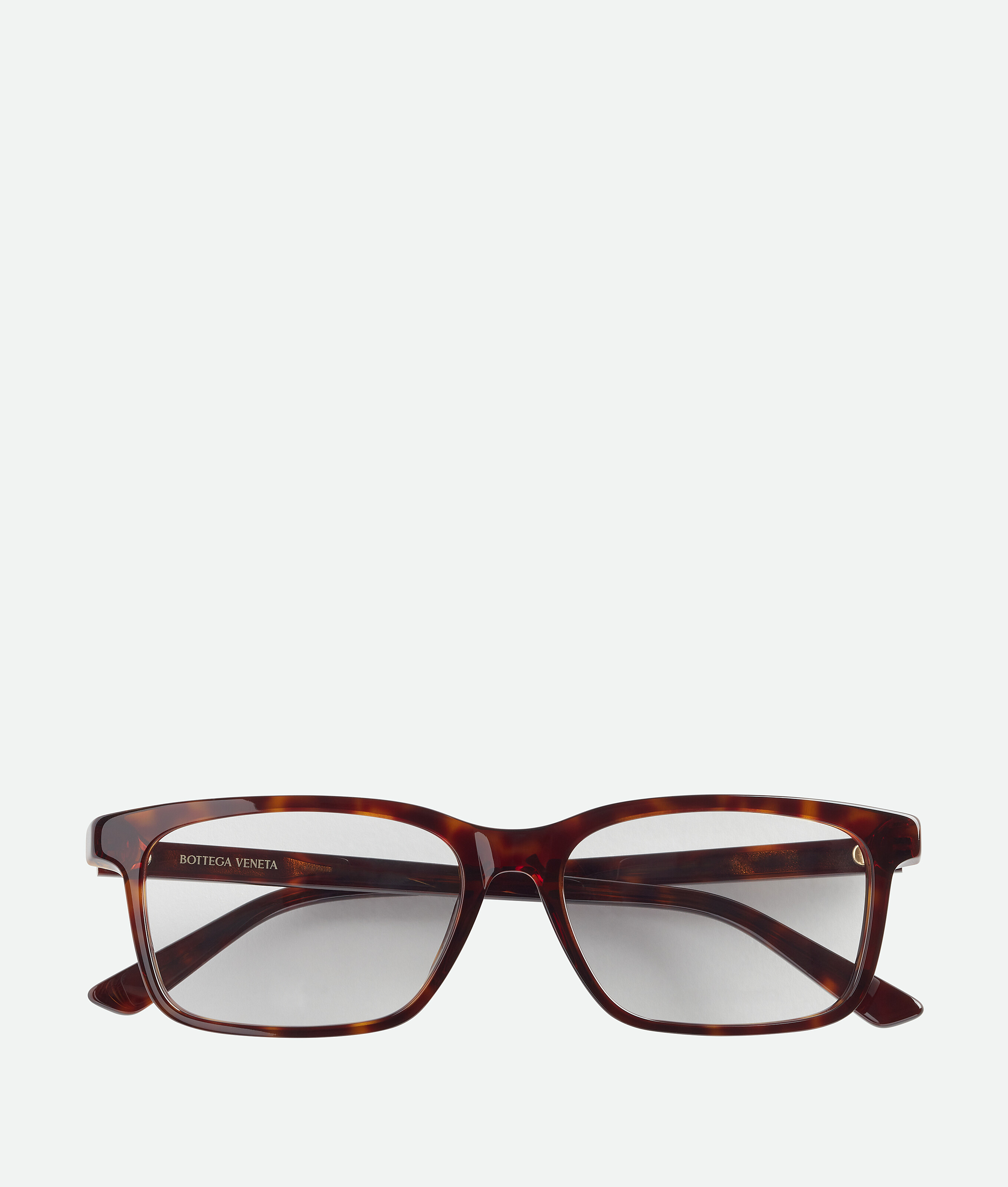 Bottega Veneta Classic Rectangular Eyeglasses - Brown - Unisex -