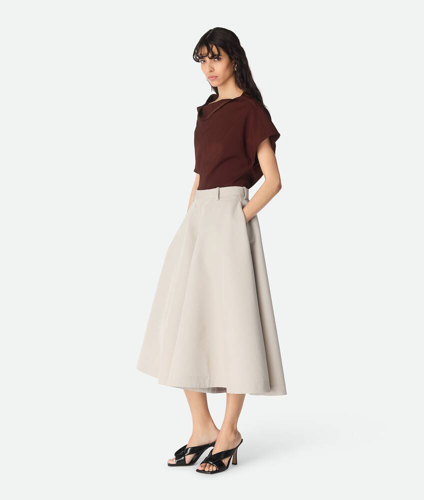 Display a large version of the product image 2 - Silk And Cotton Twill Culotte