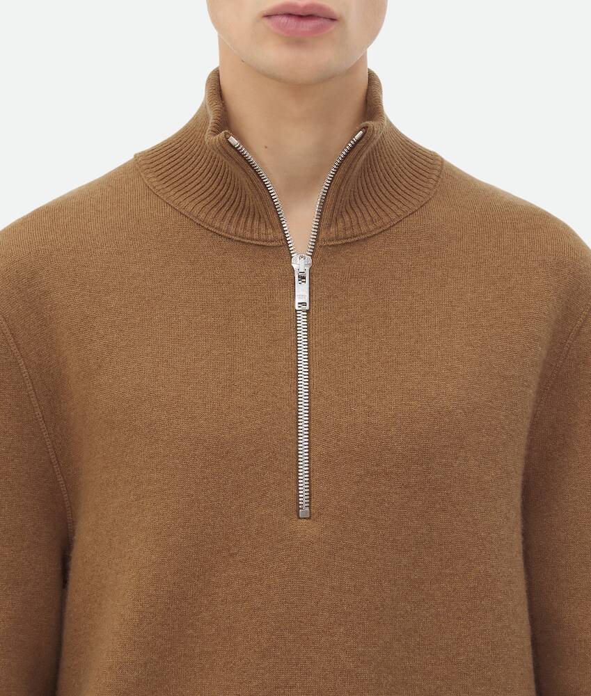 Display a large version of the product image 4 - Compact Cashmere Zip Up Jumper