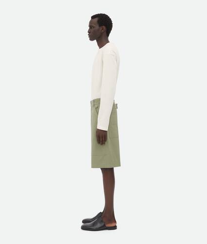 Light Cotton Twill Cargo Shorts