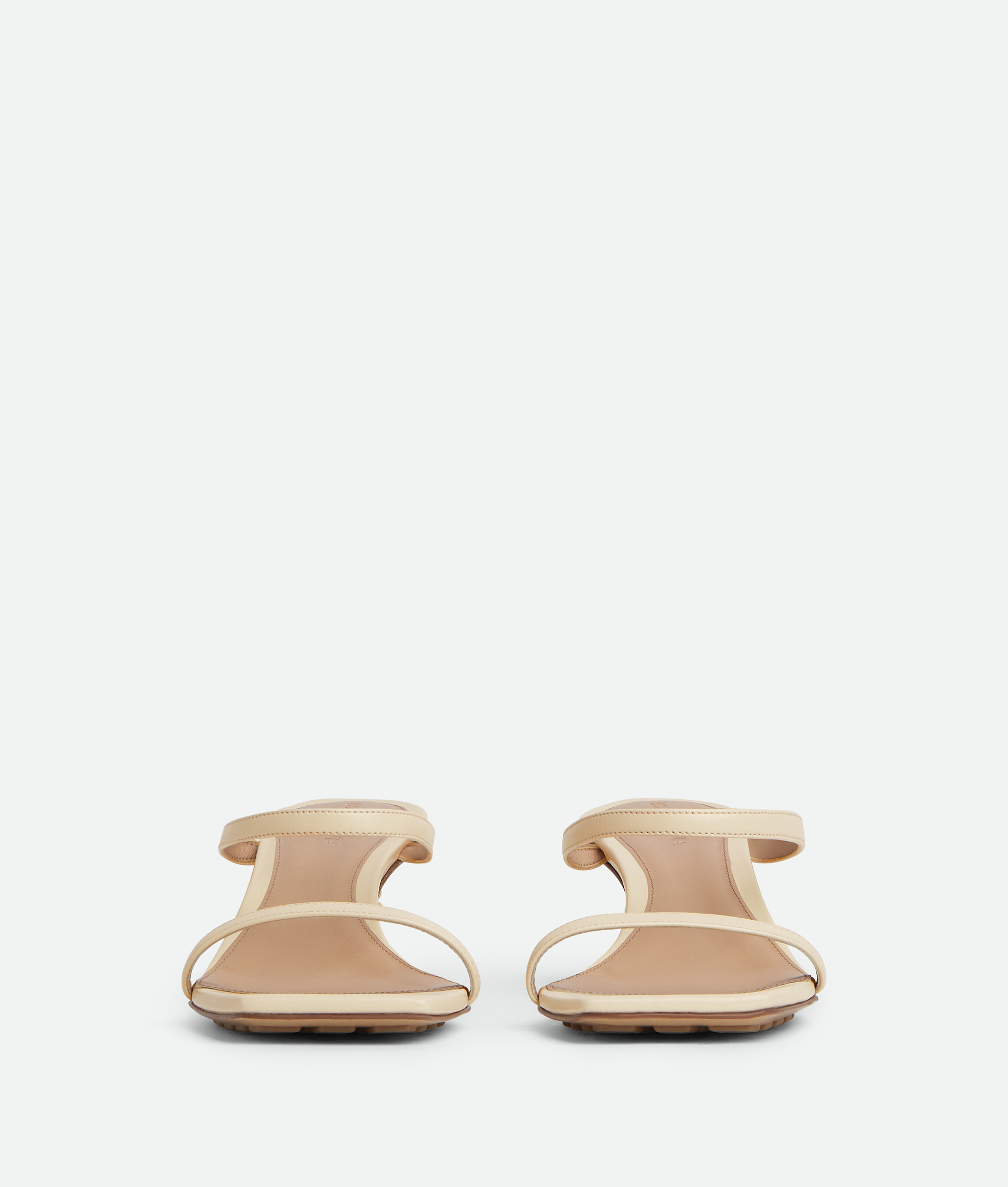 Shop Bottega Veneta Knot Mule In White