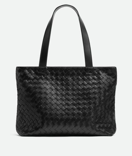 Display a large version of the product image 1 - Small Intrecciato Zipped Tote