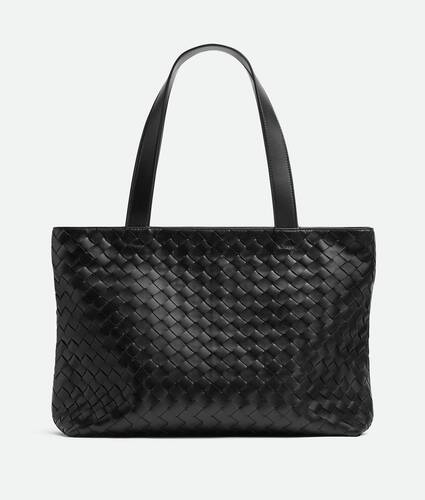 Display a large version of the product image 1 - Small Intrecciato Zipped Tote