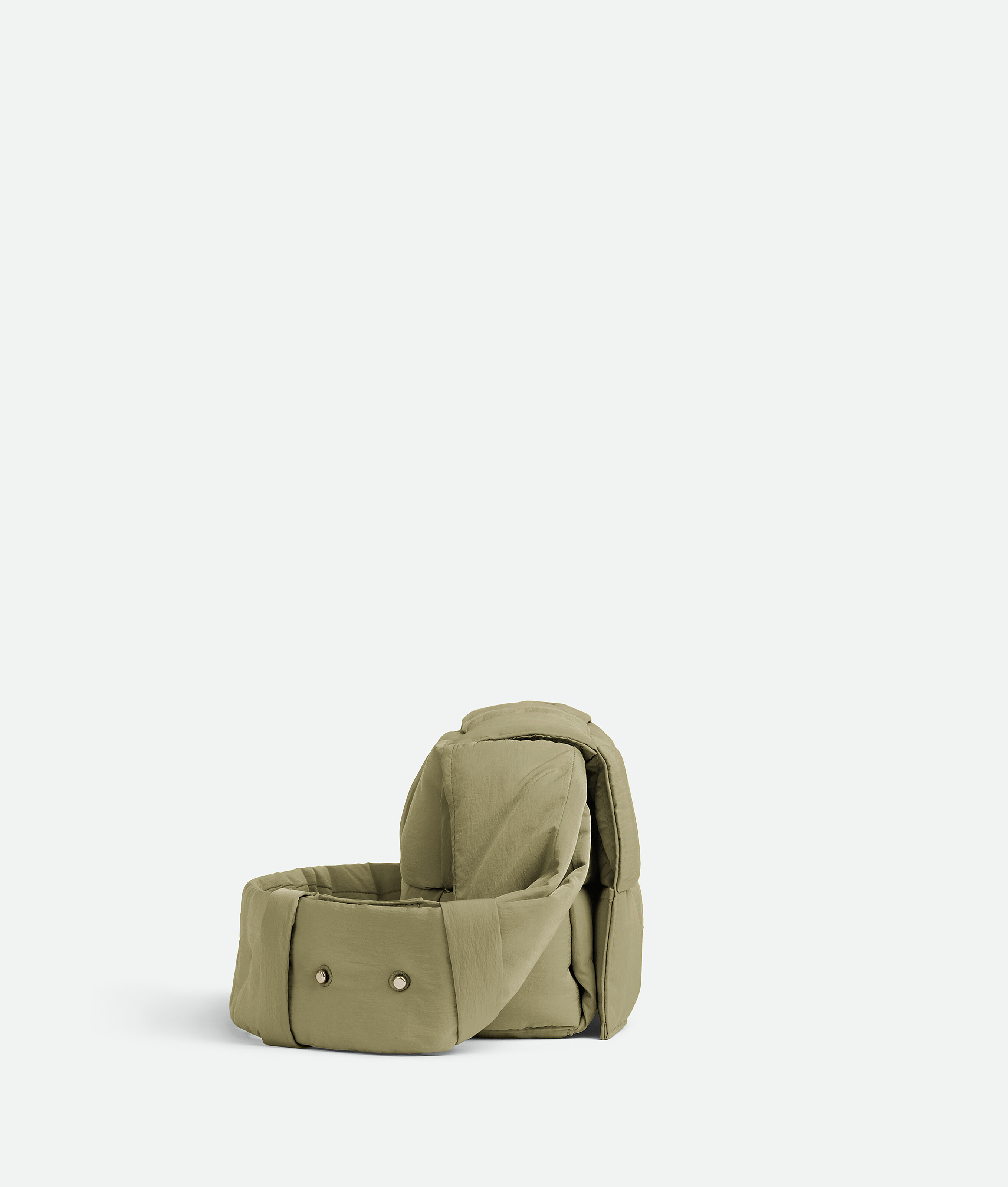 Shop Bottega Veneta Padded Tech Cassette In Travertine