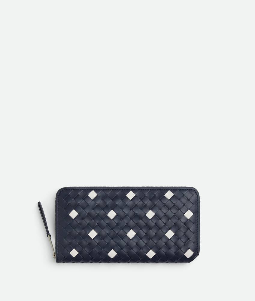 Display a large version of the product image 1 - Intrecciato Piccolo Zip Around Wallet