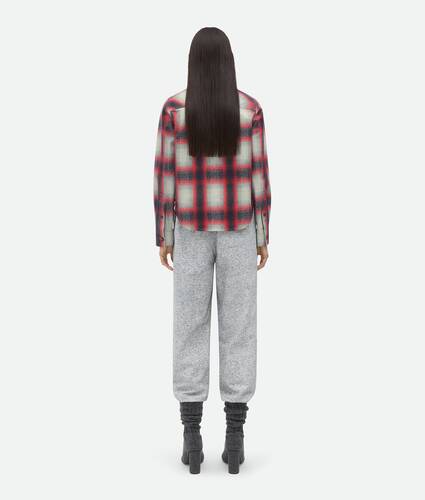 Printed Leather Check Shirt