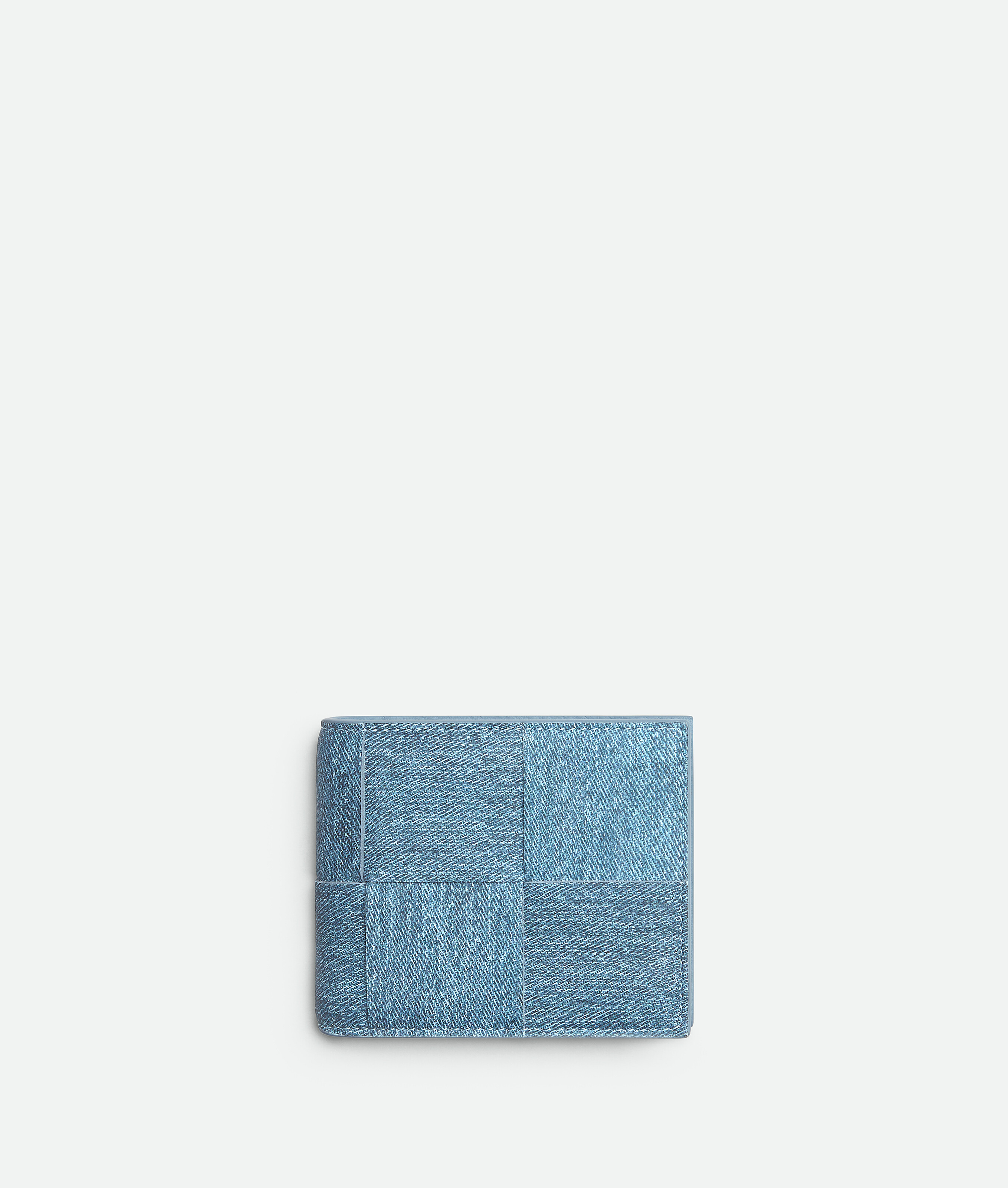 Bottega Veneta Bottega  Veneta Cassette Bi-fold Wallet With Coin Purse In Blue