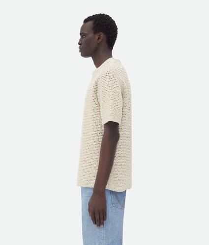 Camiseta em Crochê de Algodão