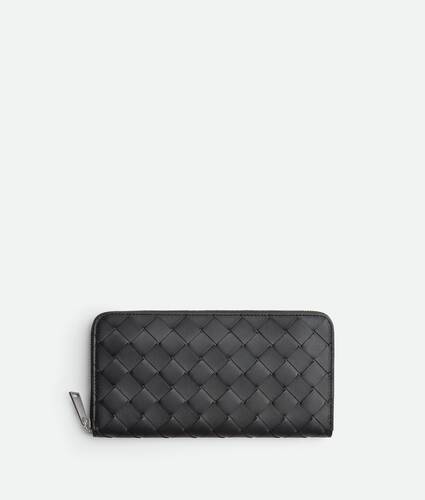 Display a large version of the product image 1 - Intrecciato Zip Around Wallet